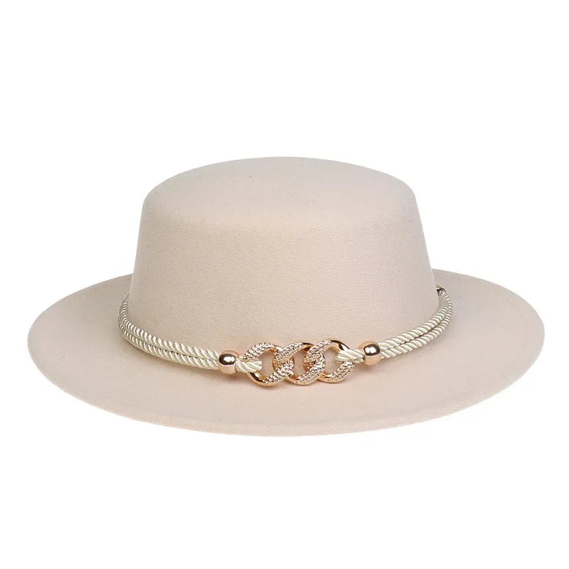 Unisex British Style Lightweight Felt Fedora Jazz Trilby Hat