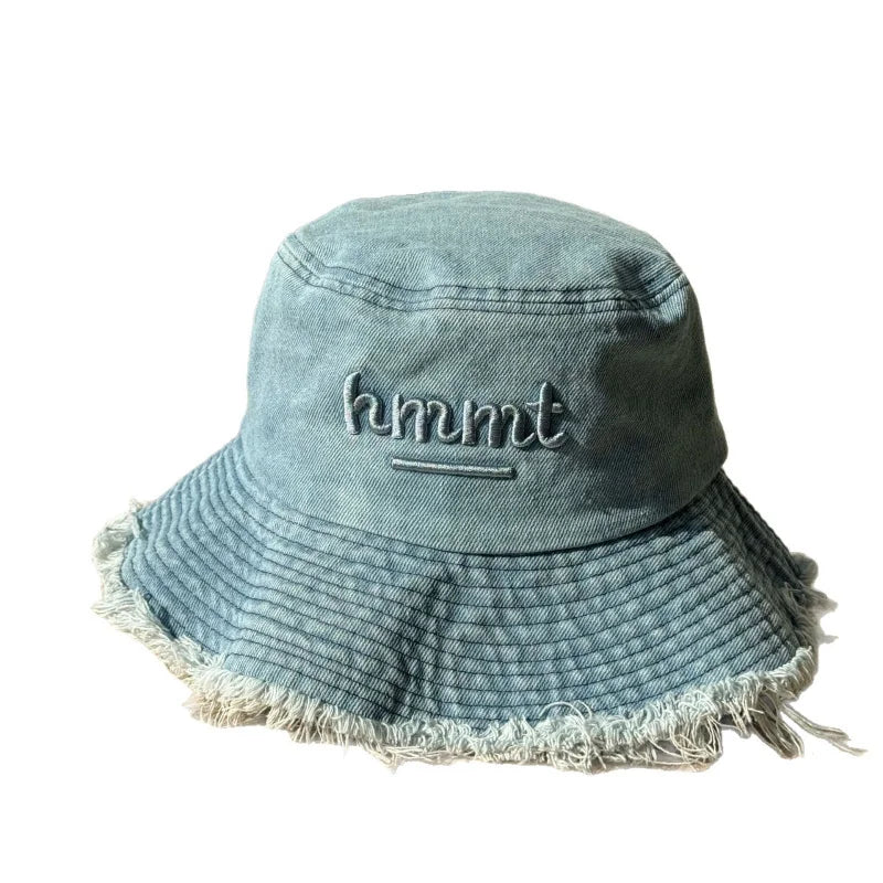 Vintage Washed Denim Bucket Hat