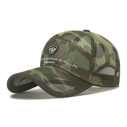 Outdoor Camouflage Mesh Baseball Cap Men Cap Summer Unisex Men And Women