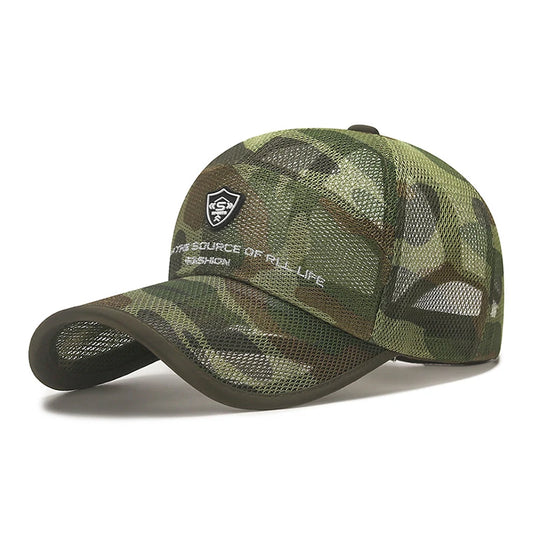 Outdoor Camouflage Mesh Baseball Cap Men Cap Summer Unisex Men And Women