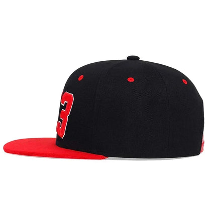 Unisex 23 Letter Embroidery Baseball Hats Spring Autumn