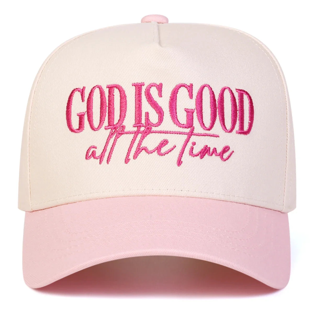 Unisex God Is Good All The Time Embroidery Baseball Caps Spring Autumn