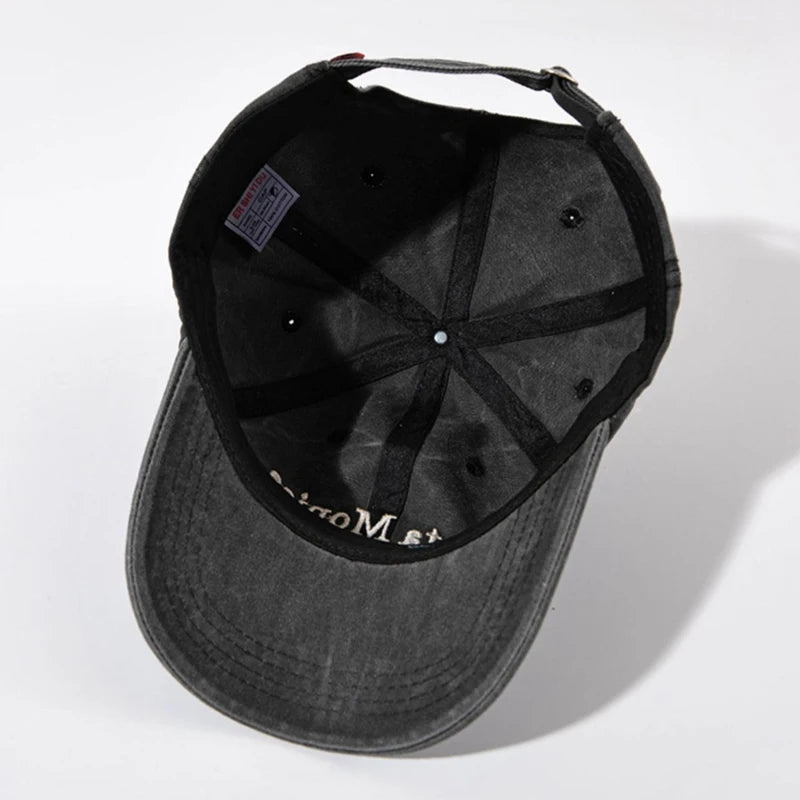 Fashion Retro Letter Embroidery Baseball Hat
