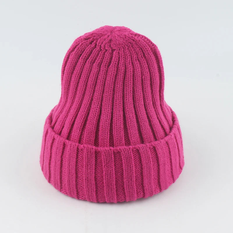 Autumn Winter Beanie Warm Soft Knitted Hat Hip Hop Cap