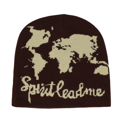 Y2k Letter Butter Knit Hats Skullies Beanies Autumn Winter Warm Hat