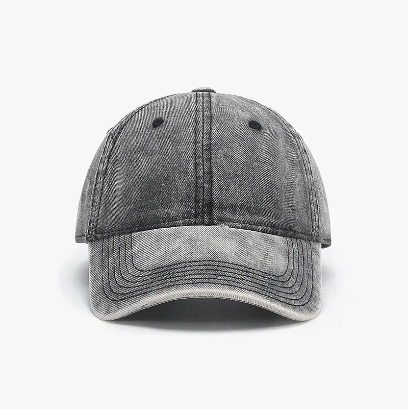 Washed Baseball Cap, Dad Cap, Unisex Outdoor Cap