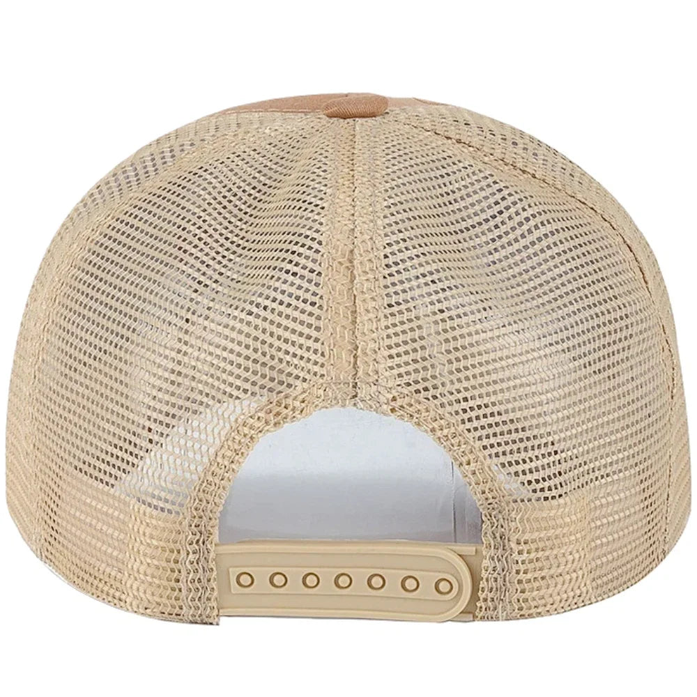 Unisex Baseball Cap Texas Embroidered Mesh Hat Cap For Men Women