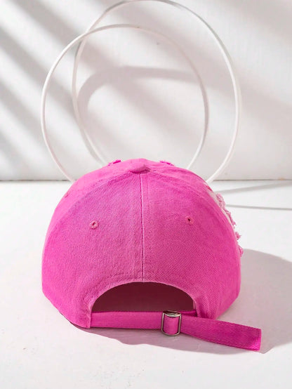 Unisex Distressed Ombre Color Retro Casual Fashion Couple Cap