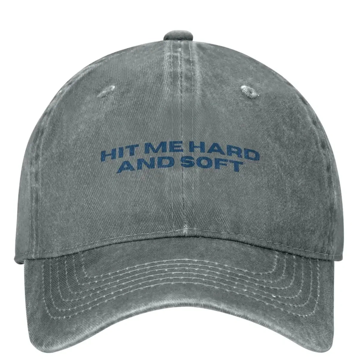 Classic Hit Me Hard And Soft Billies Baseball Caps Unisex Style Distressed Cotton