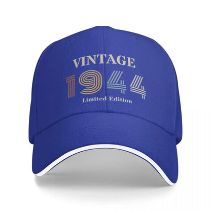 Summer Baseball Cap 1944 Vintage Birthday Gift Merch For Men Women