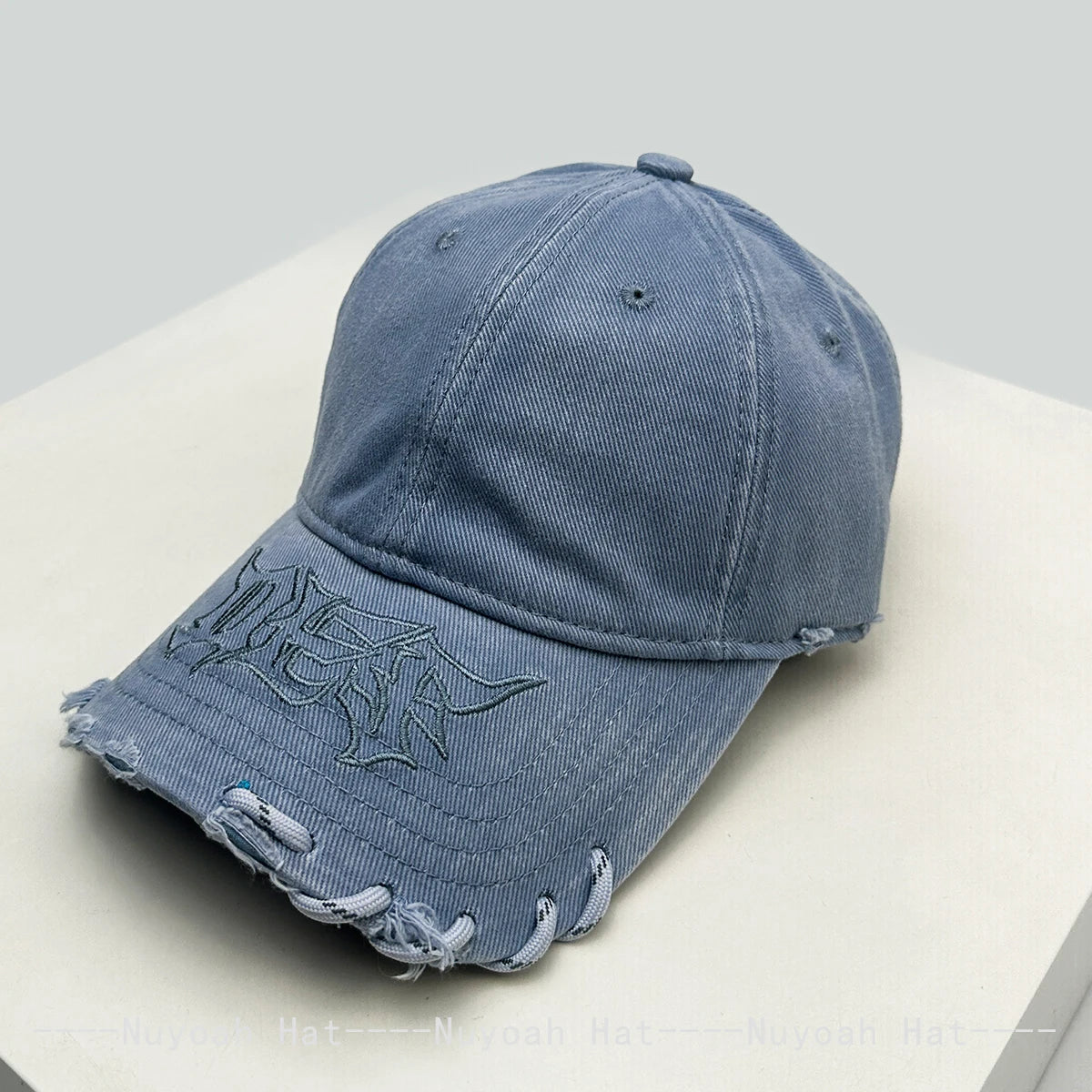 Unisex Hip-Hop Braided Rope Letter Embroidery Baseball Cap