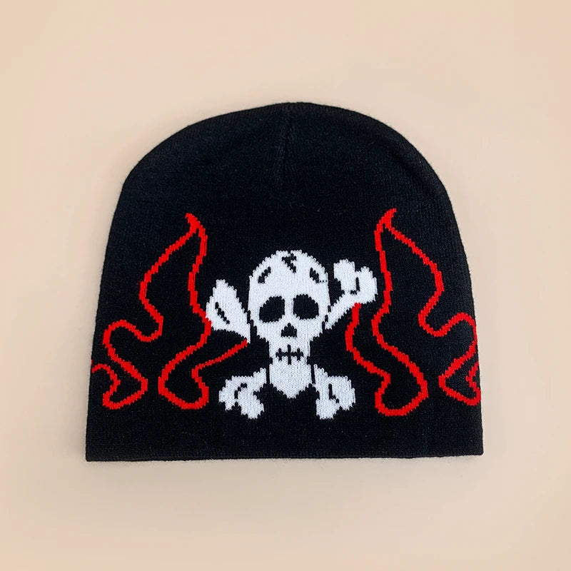 Personal Punk Skull Demon Knitted Hats