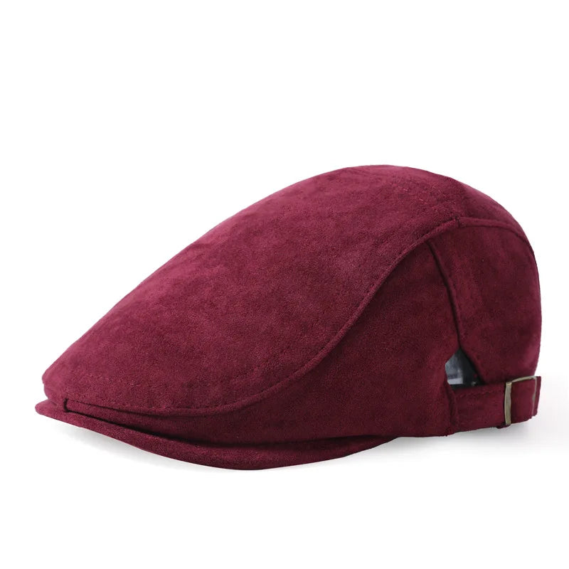 Deerskin Fleece Cap Ins Light Board Beret Trendy