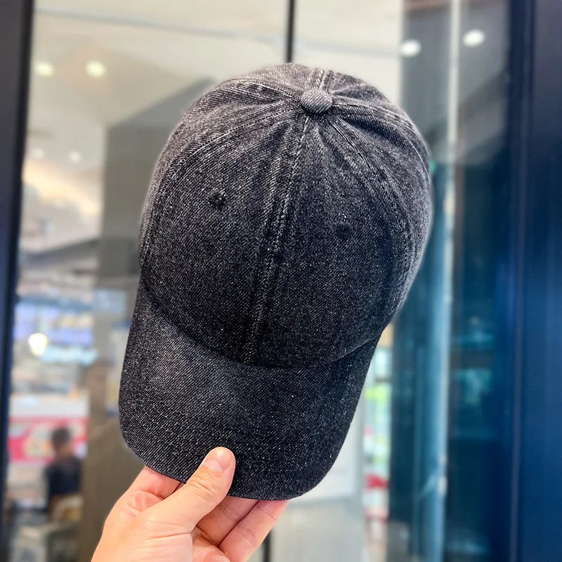 New Fashion Denim Baseball Cap For Women Men
