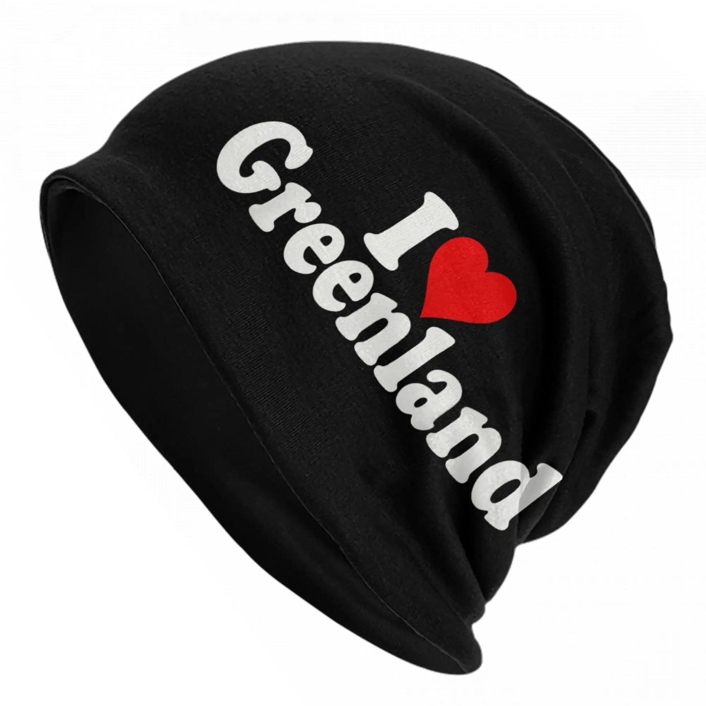 Greenland Coat Of Arms Polar Bear Blue Bonnet Hats Autumn Winter For Men Women