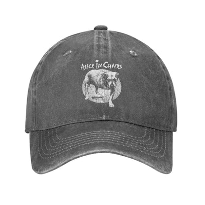 Rock Art Alice In Chains Band Casual Baseball Cap