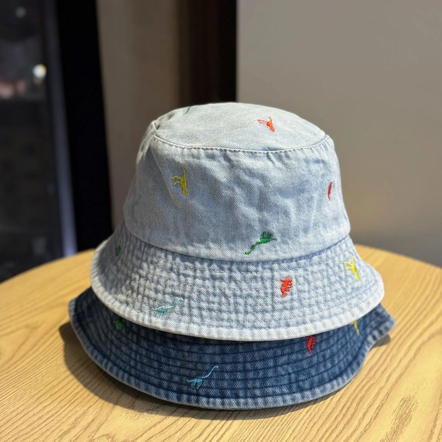 New Summer Beach Denim Bucket Hat For Women