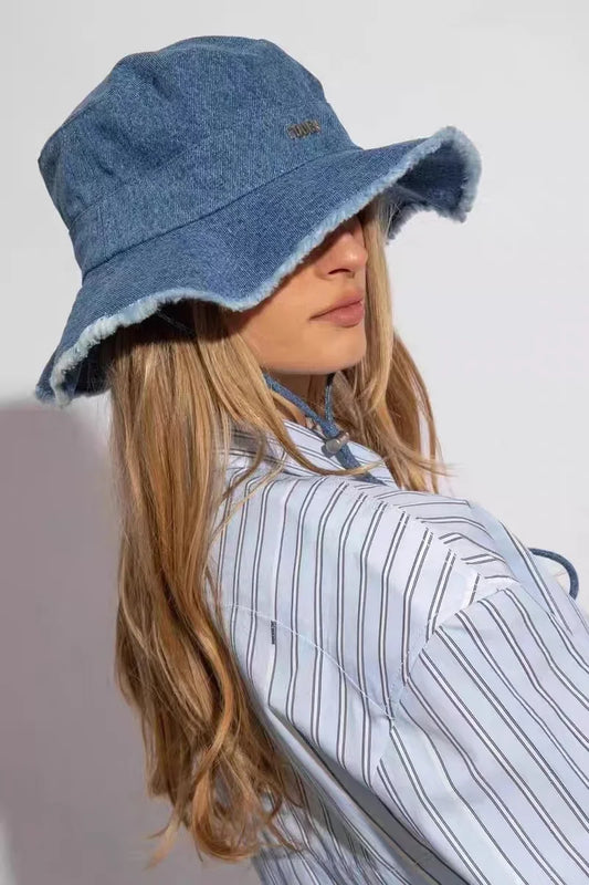 Drawstring Vacation Sun Protection Fashion Versatile Fisherman Hats