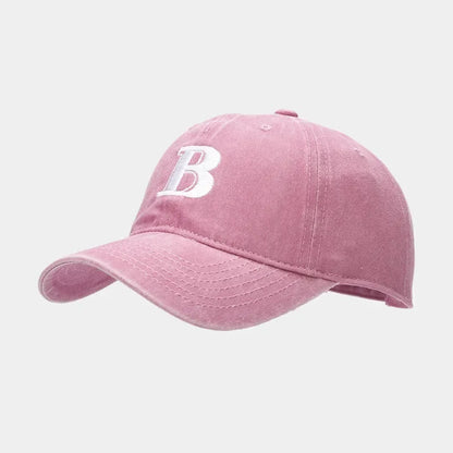 Cotton Letter B Embroidery Casquette Baseball Cap