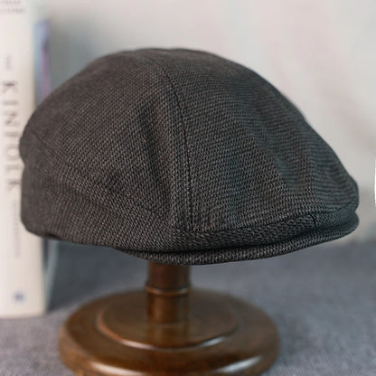 Retro Wool England Style Men Beret Hat Spring Autumn