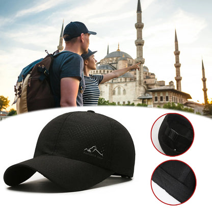 2PCS Unisex Baseball Caps Summer Quick Drying Breathable Hat Outdoor Sports