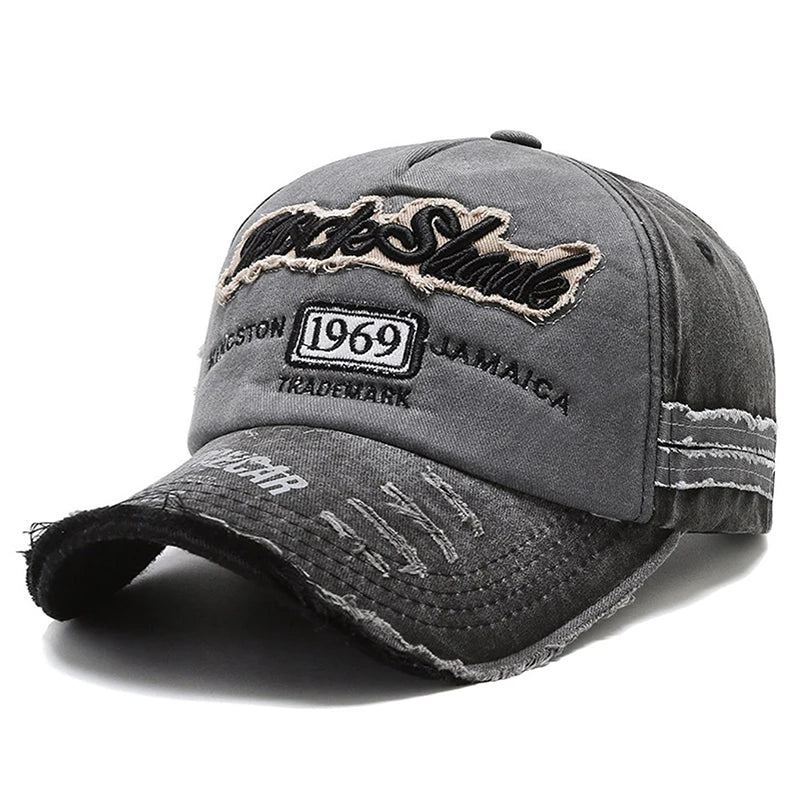 Skateboard Hat 1969 Alphabet Embroidered Hip Hop Hat