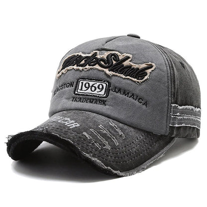 Skateboard Hat 1969 Alphabet Embroidered Hip Hop Hat