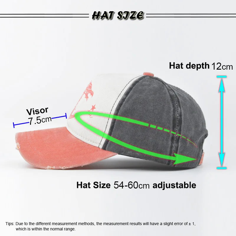 Spring and Autumn Couples Hats Cotton Baseball Hats for Men and Women