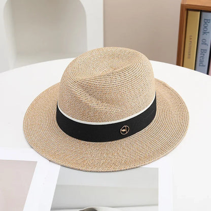 New Summer Panama Straw Hat UPF50+