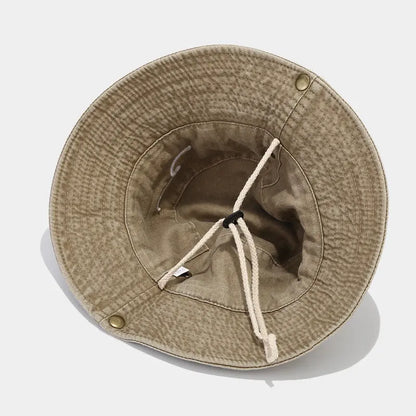 Wave Embroidered Fisherman Hats