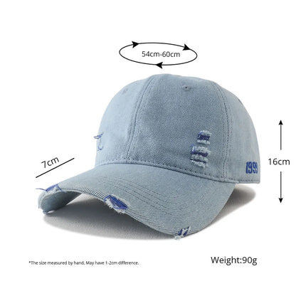 2025 New Vintage Washed Cotton Baseball Cap Men Women