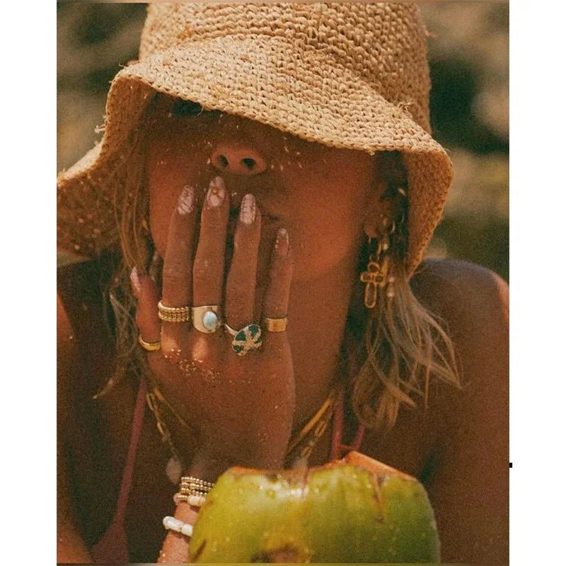 New Designer Raffia Straw Bucket Hat Women Beach Hat Female Korean Travel Sun Protection Breathable Fisherman Hat