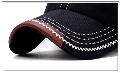 Hats Men And Women Four-Season Shade Baseball Cap Eagle Embroidery Korean Version