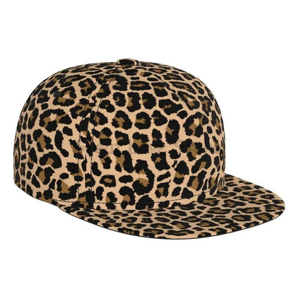 Leopard Print Baseball Cap Men Women Adjustable 3D Printed Snapback