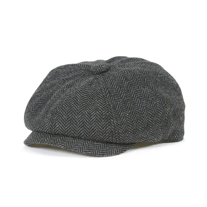 New Tweed Kids Beret Cap Vintage Style Cute Retro Newsboy Hat