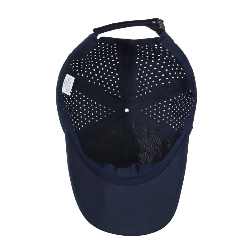 Cycling Baseball Cap Mesh Breathable Sun Hat Quick Dry Lightweight Fishing UV Protection Outdoor Summer Casual Cap