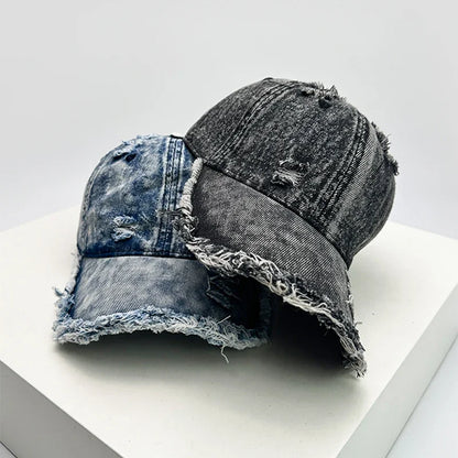 New Unisex American Vintage Broken Style Gradient Baseball Hats