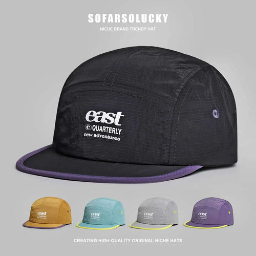 Quick Dry 5 Panel Cap Men Women