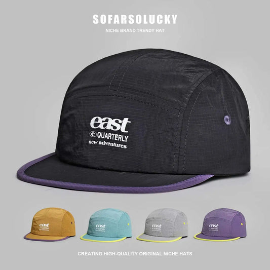 Quick Dry 5 Panel Cap Men Women