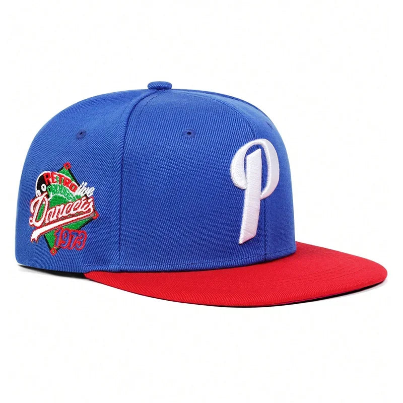 Unisex P Letter Embroidery Hip-hop Hats