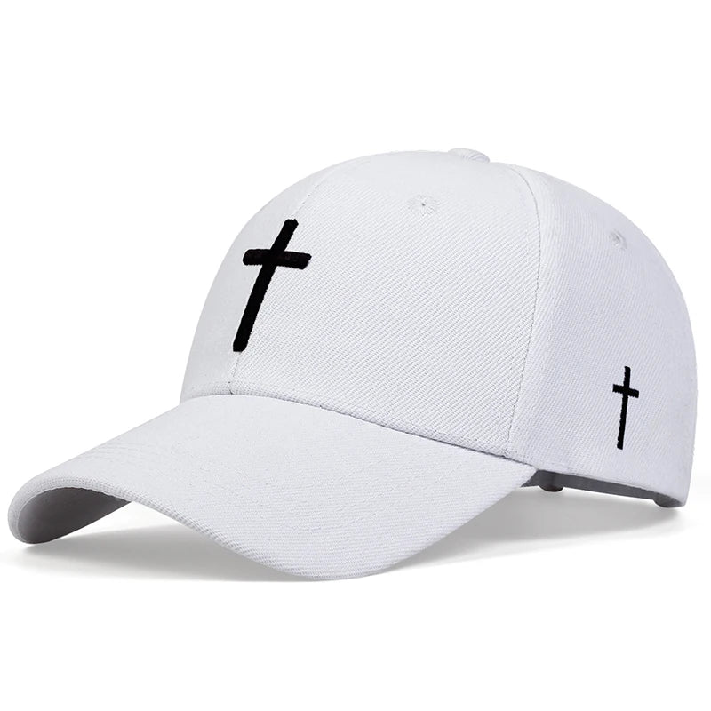 Unisex Cross embroidery Baseball Cap