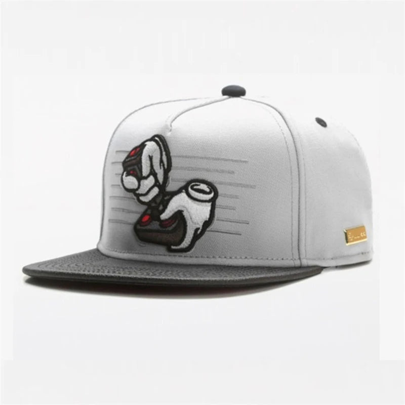Personality Fashionable Adult Hip-hop Cap Flat-brimmed Cap Basketball Snapback Cap
