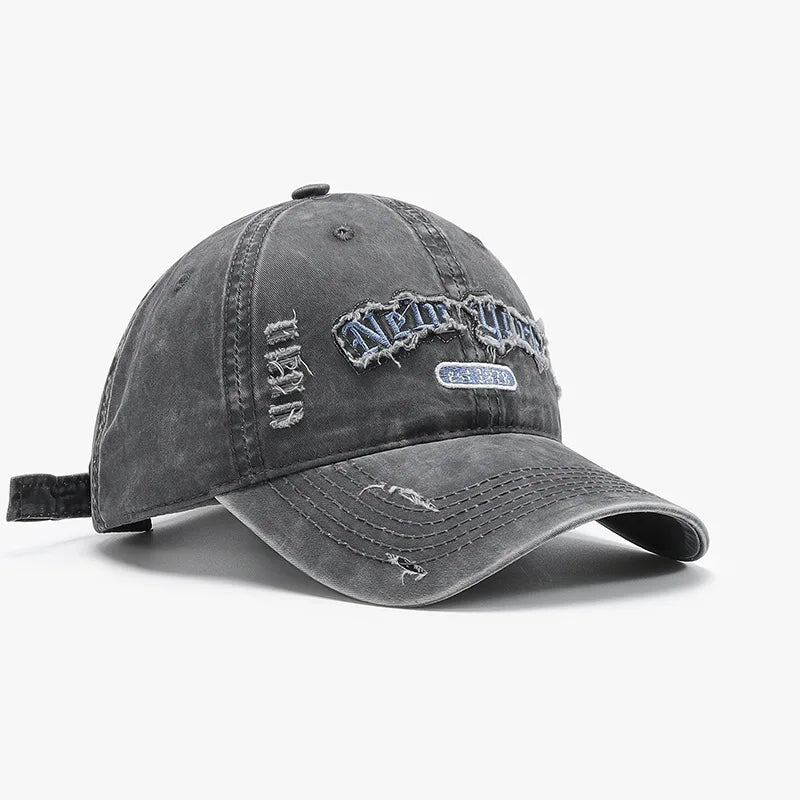 New Fashion Korean Baseball Cap Embroidery Travel Sun Hat