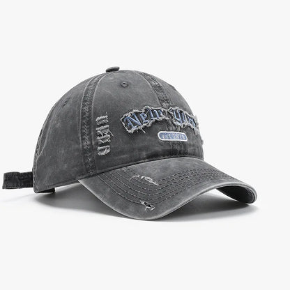 New Fashion Korean Baseball Cap Embroidery Travel Sun Hat