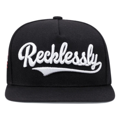 New Flat Edge Hat REEK Side USA Embroidered Outdoor Daily Leisure Decoration Sunshade Hat Unisex Hip Hop Hat