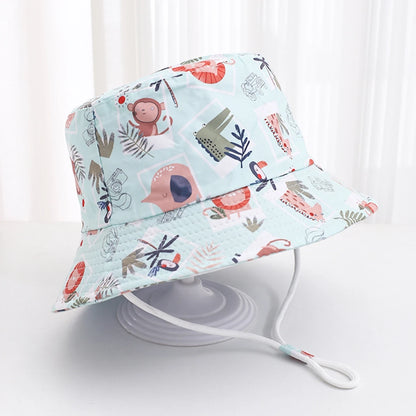 Children Panama Hat Spring Summer Baby Fisherman Hat For Boys Girls Bucket Hats