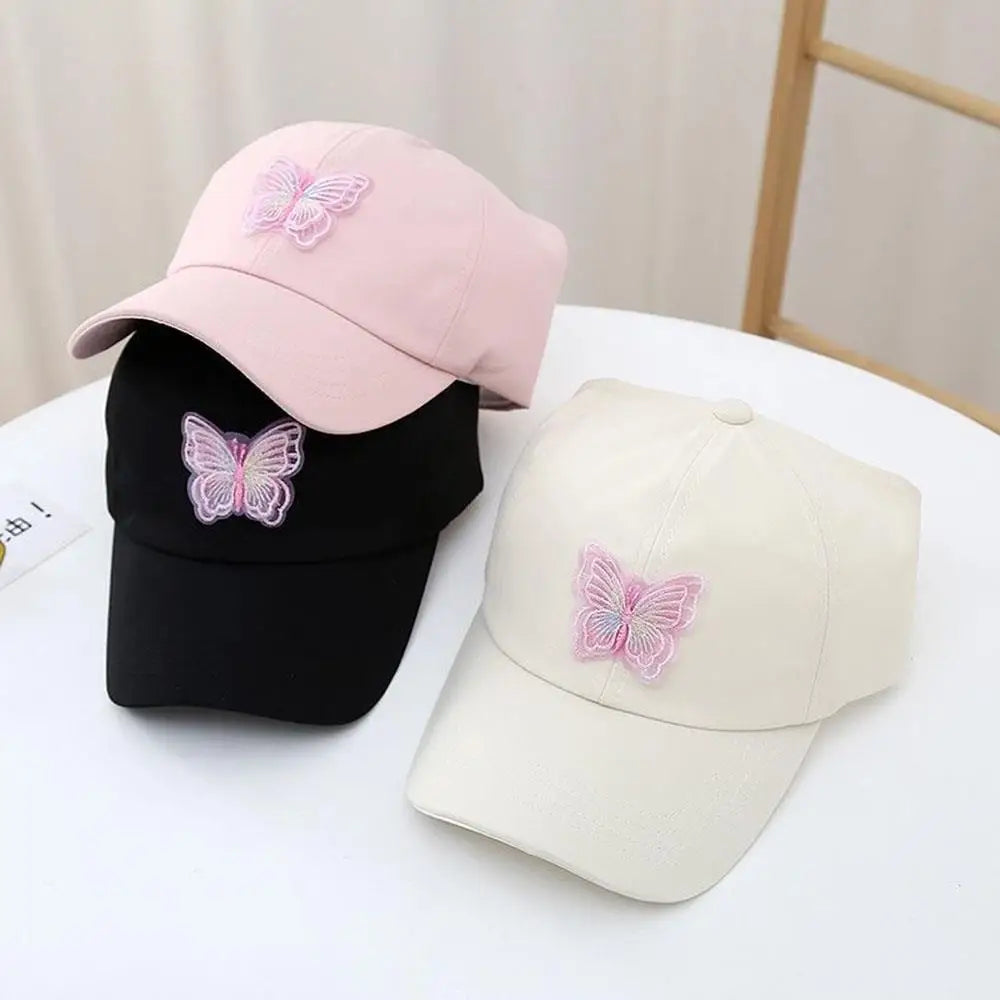 Summer Kids Baseball Caps Sun Protection Hollow High Ponytail Caps