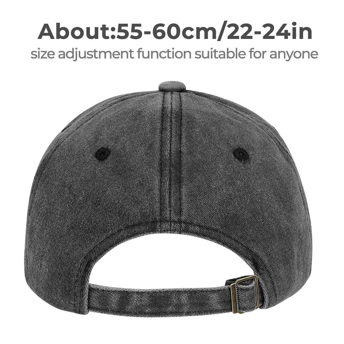 Red Heart Embroidery Washed Baseball Cap