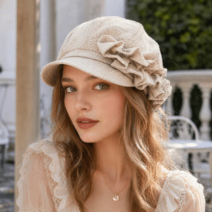 Cotton And Linen Small Face Fit Equestrian Hat