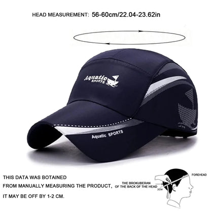 Unisex Aquatic Sport Boat Embroidery Baseball Caps Outdoor Adjustable Casual Hats Sports Cap